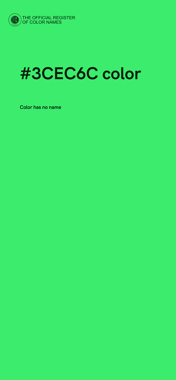 #3CEC6C color image
