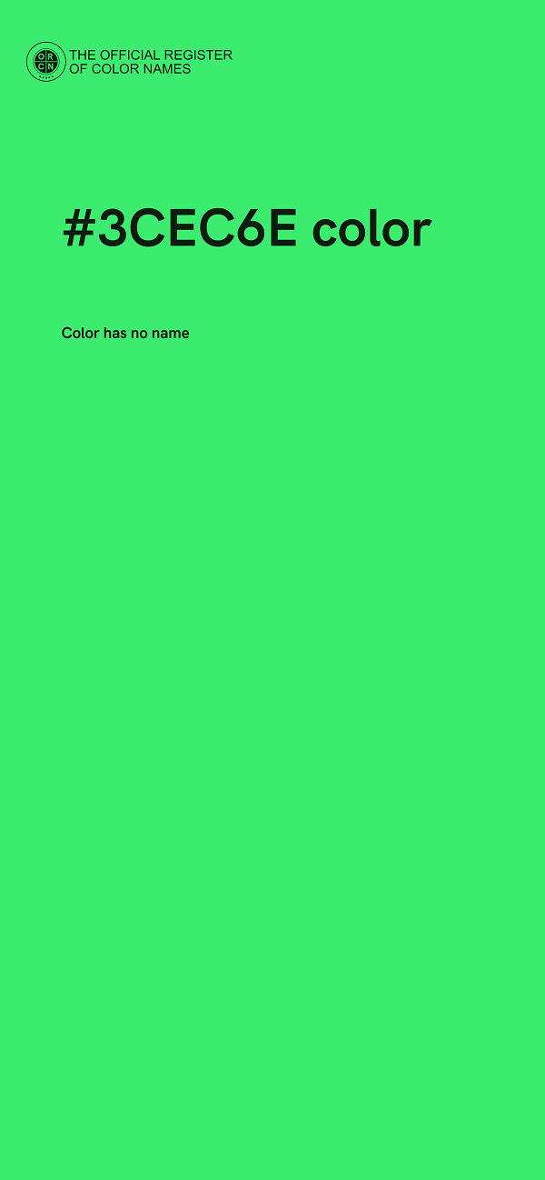 #3CEC6E color image