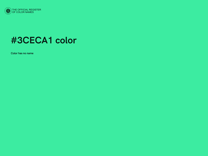 #3CECA1 color image