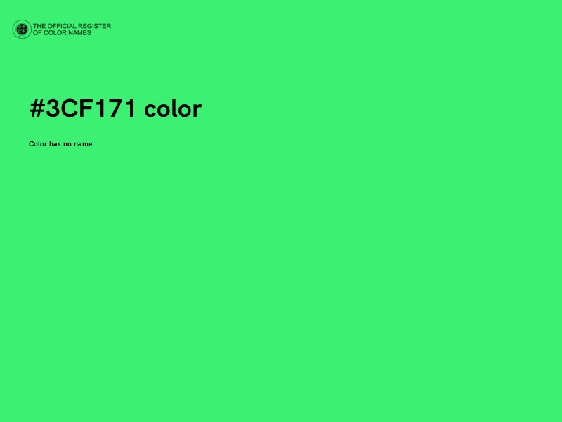 #3CF171 color image