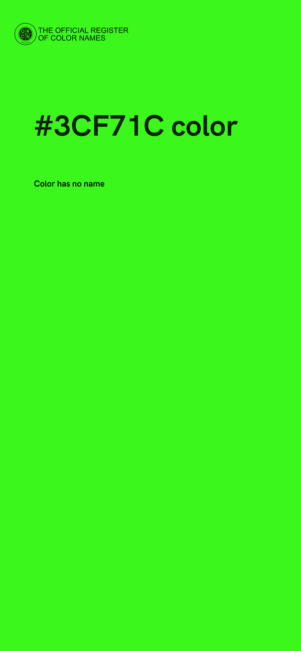 #3CF71C color image