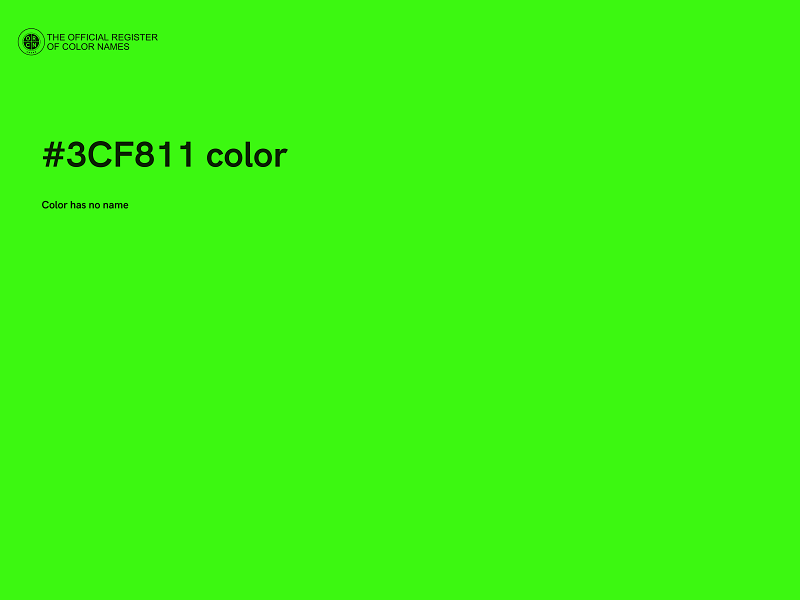 #3CF811 color image