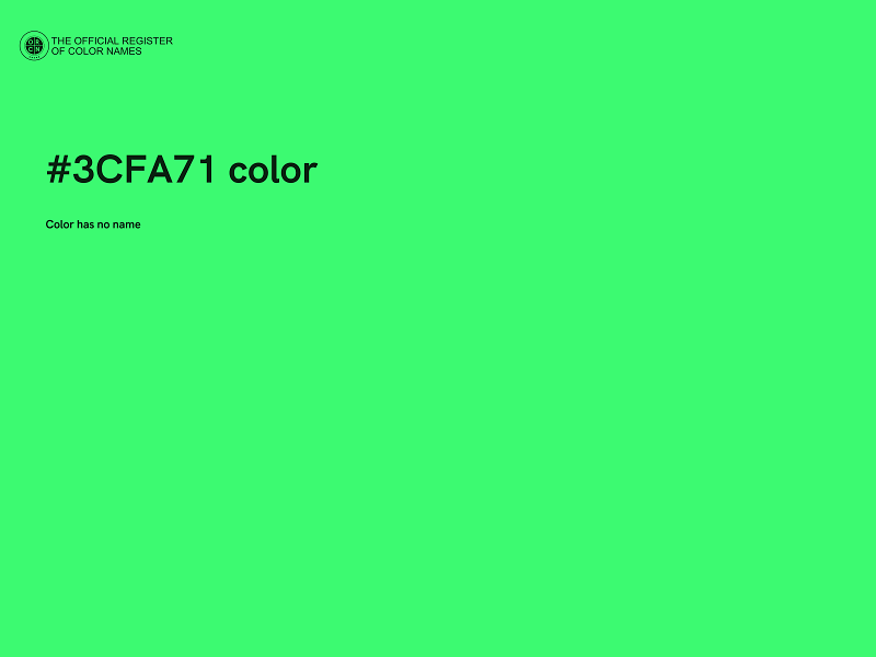 #3CFA71 color image
