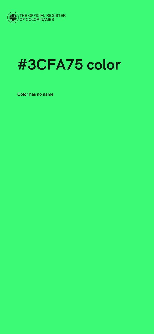 #3CFA75 color image