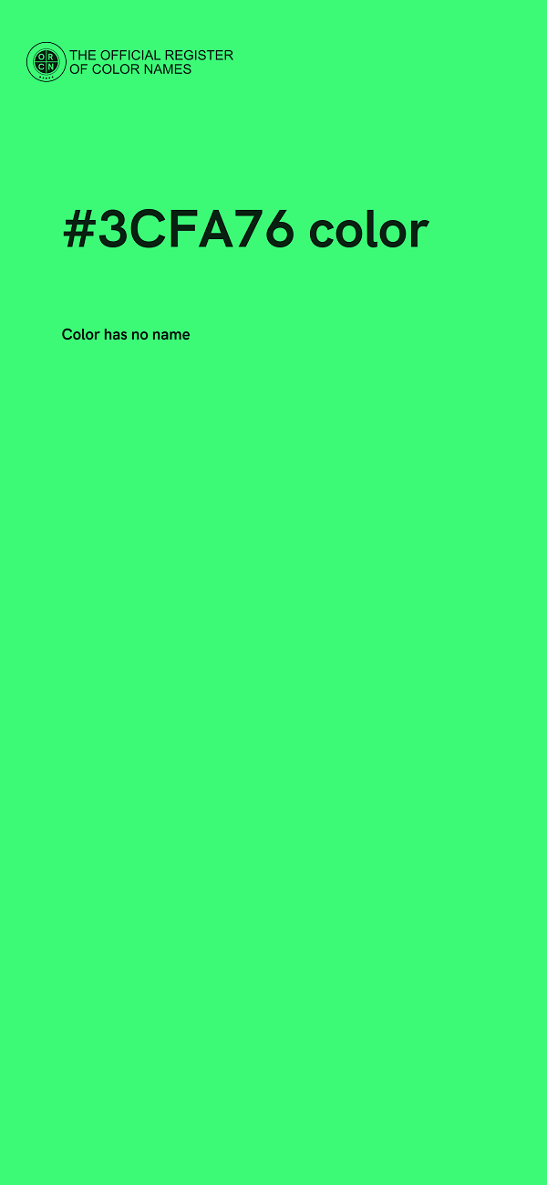 #3CFA76 color image