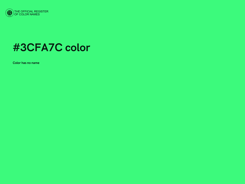 #3CFA7C color image