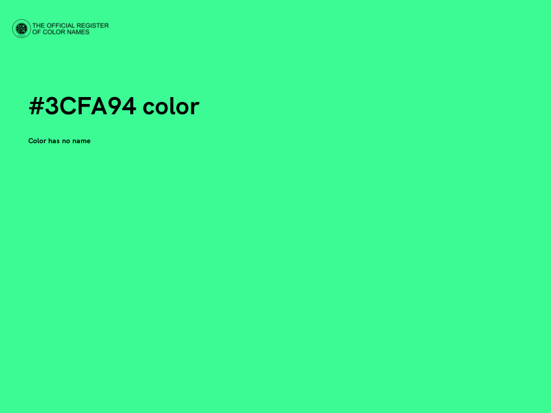 #3CFA94 color image