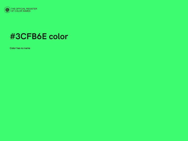 #3CFB6E color image