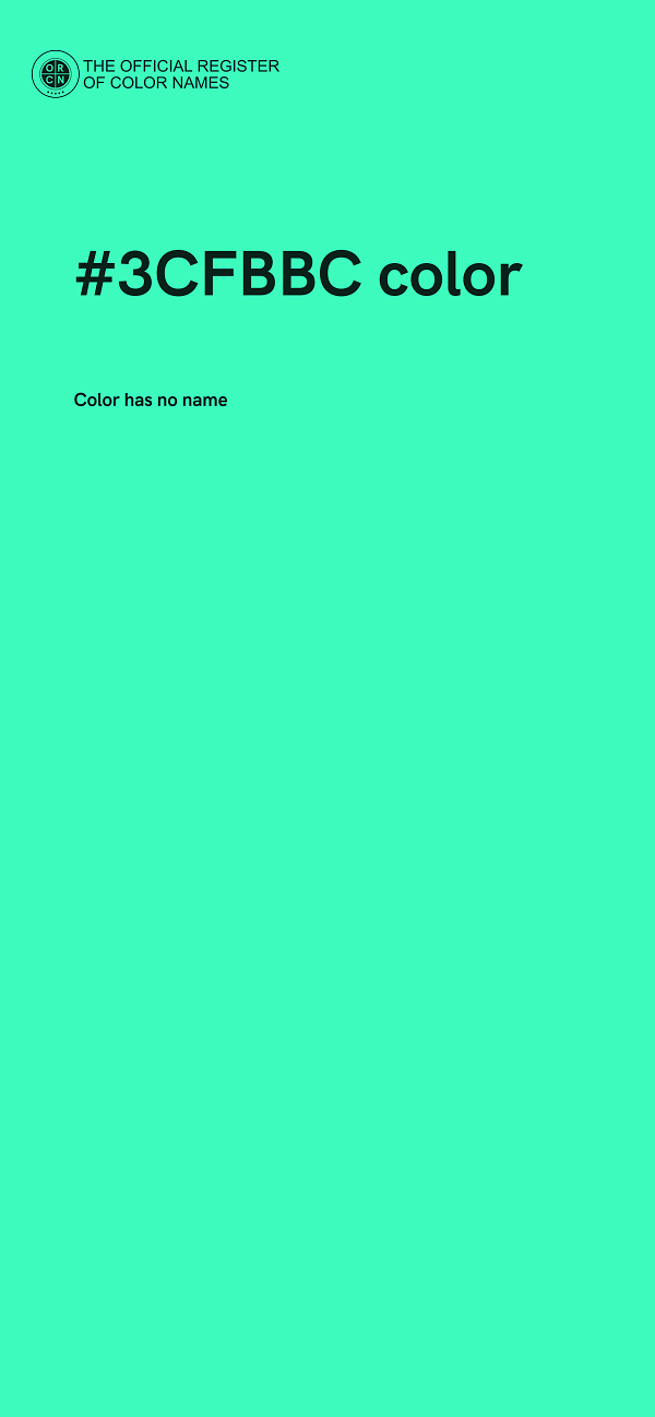#3CFBBC color image