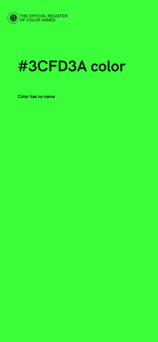#3CFD3A color image