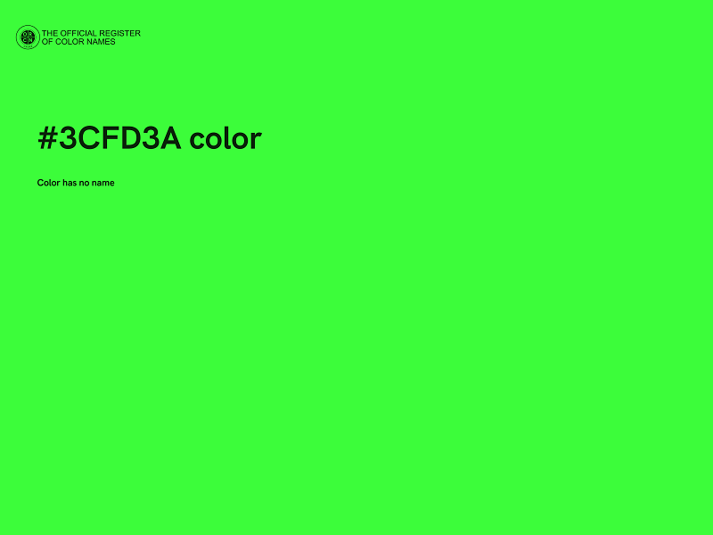 #3CFD3A color image