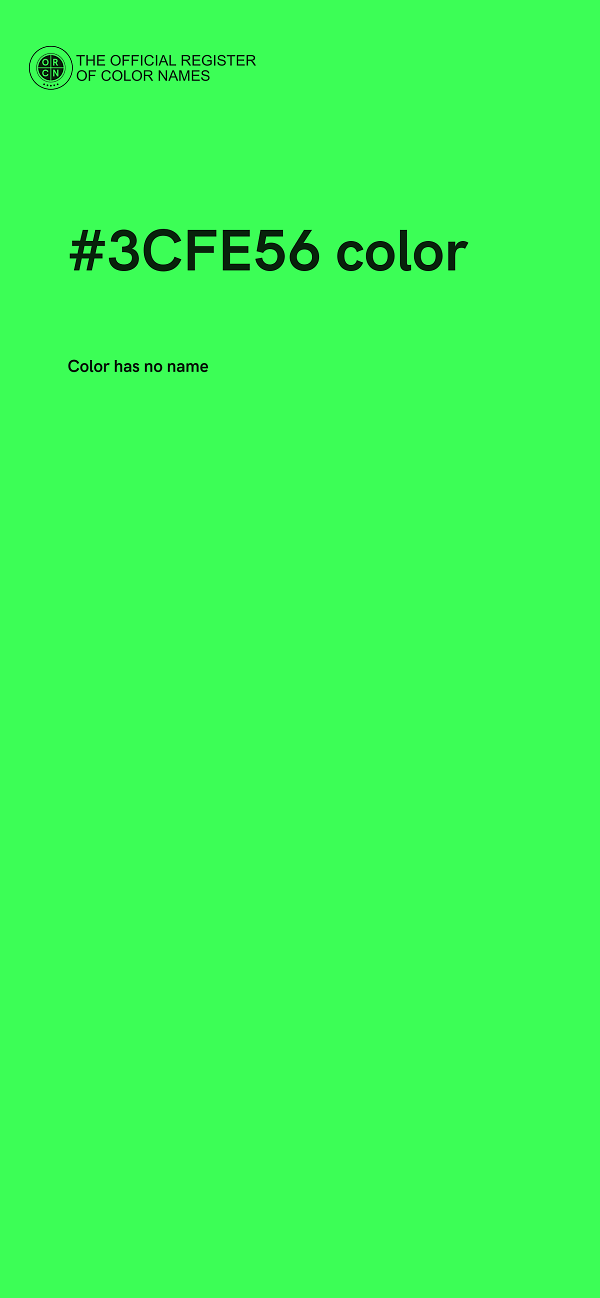 #3CFE56 color image