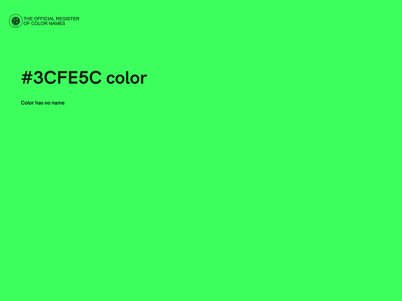 #3CFE5C color image