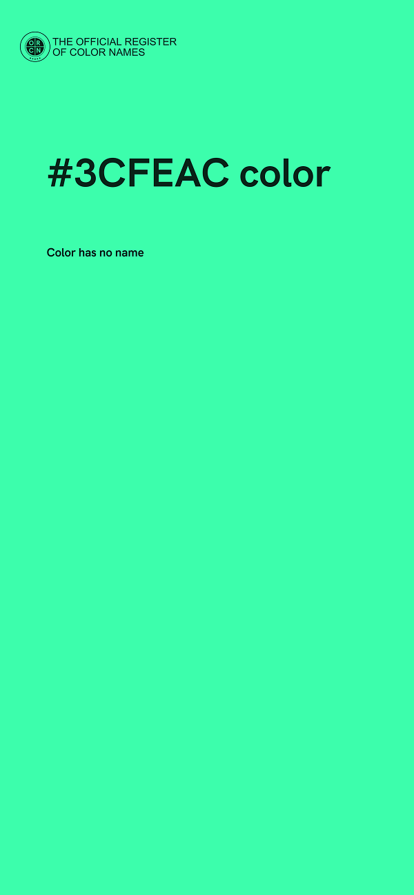 #3CFEAC color image