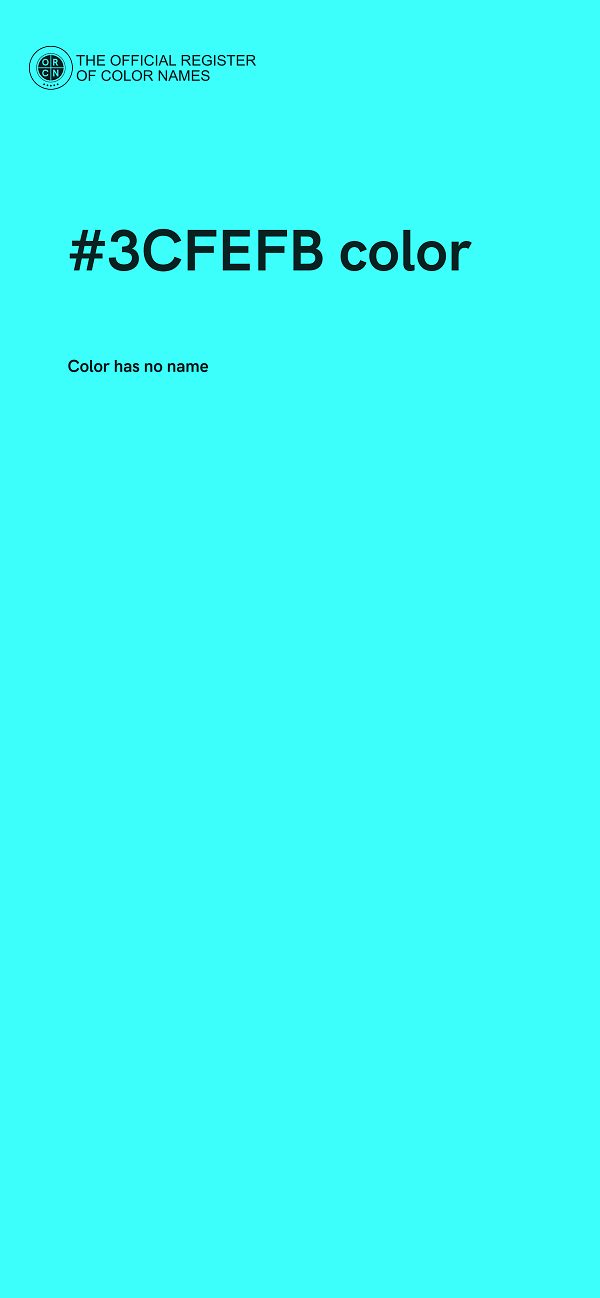 #3CFEFB color image