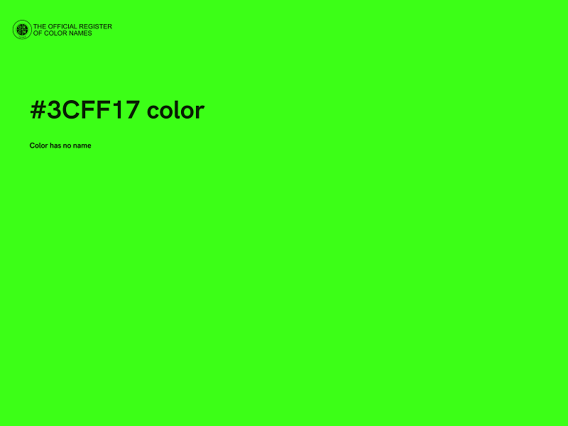 #3CFF17 color image