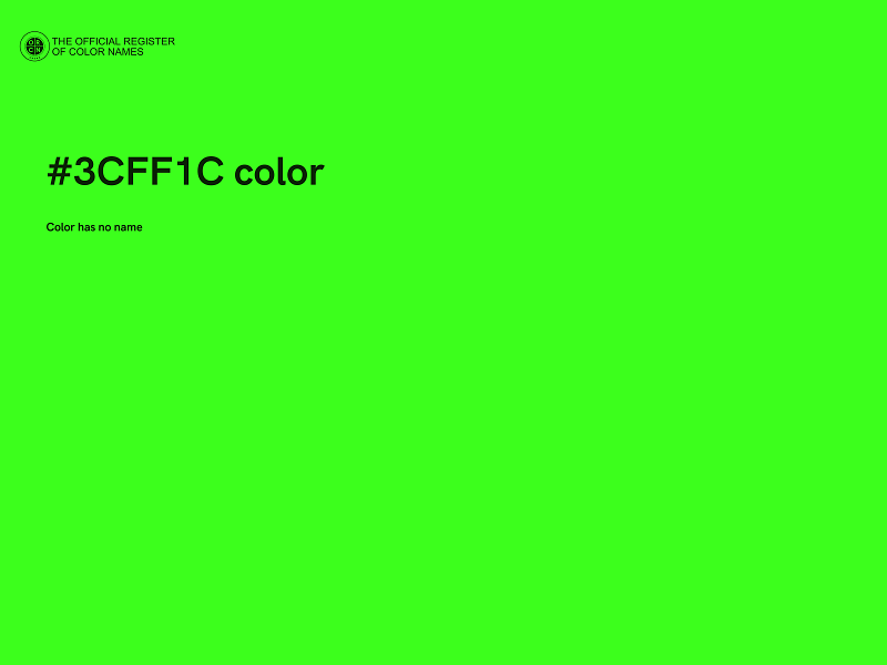 #3CFF1C color image