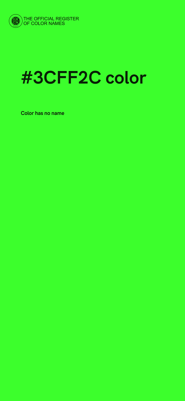 #3CFF2C color image