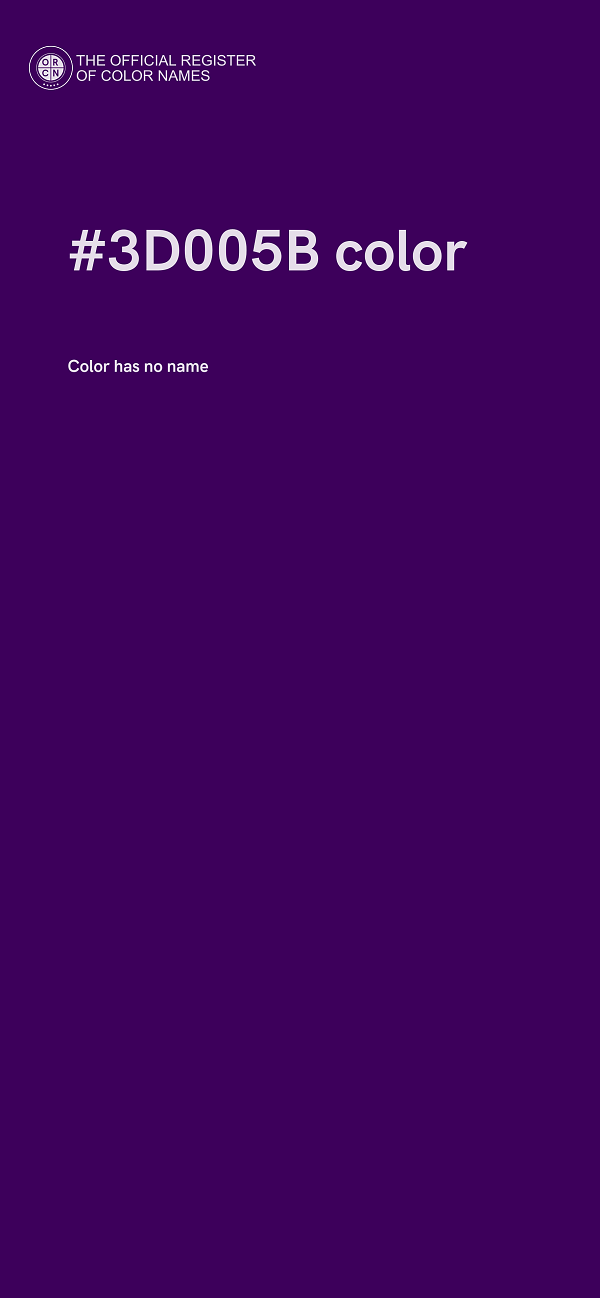 #3D005B color image