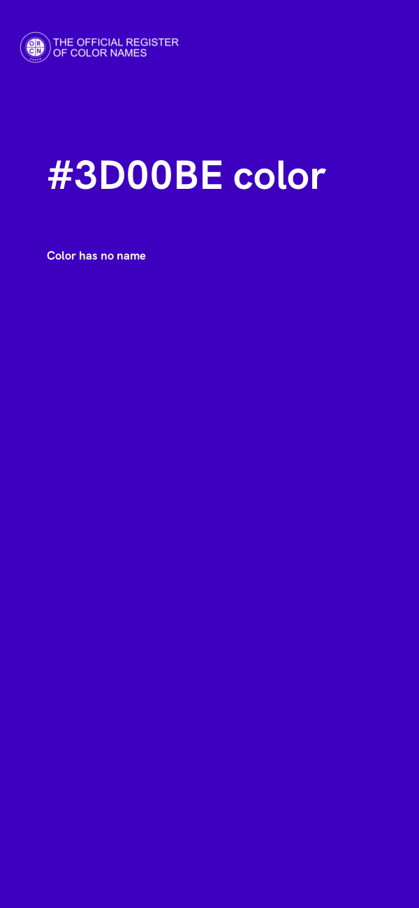#3D00BE color image