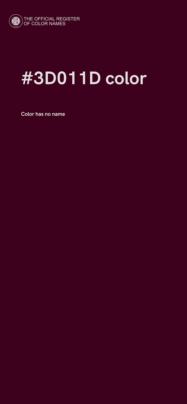 #3D011D color image