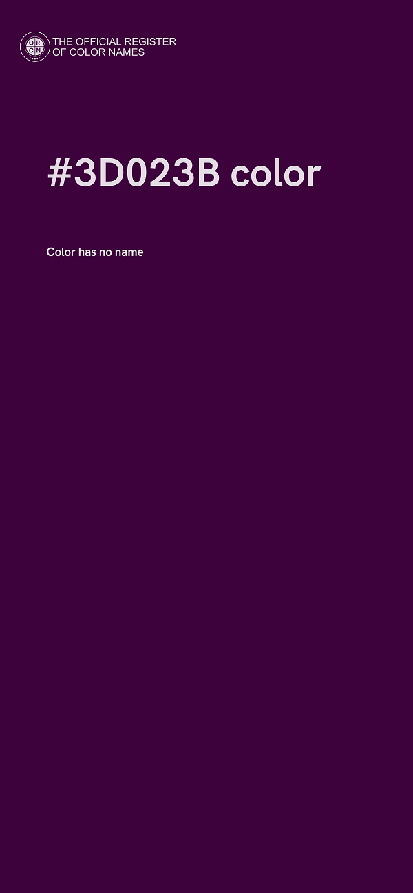 #3D023B color image