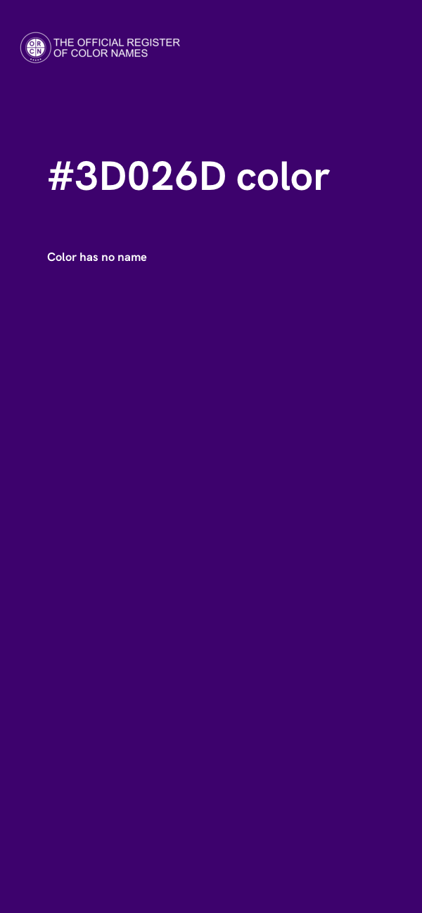 #3D026D color image