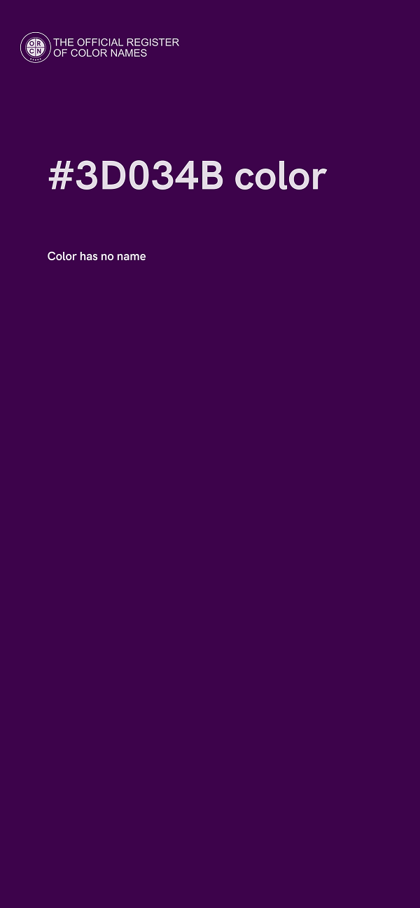 #3D034B color image