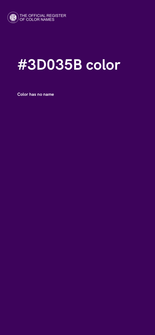 #3D035B color image