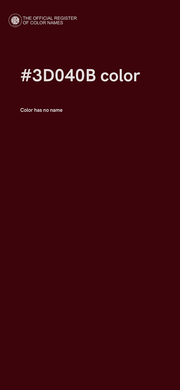#3D040B color image