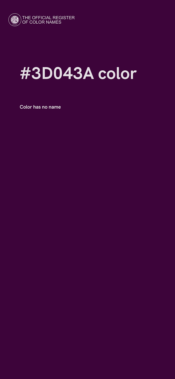 #3D043A color image