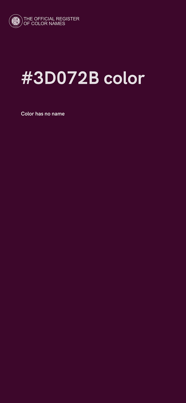 #3D072B color image