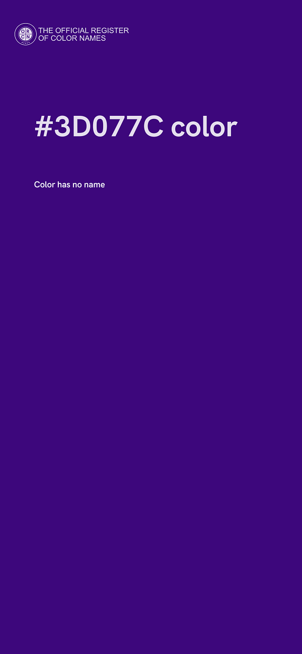 #3D077C color image