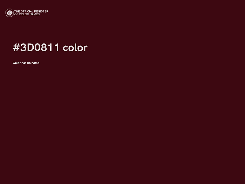 #3D0811 color image