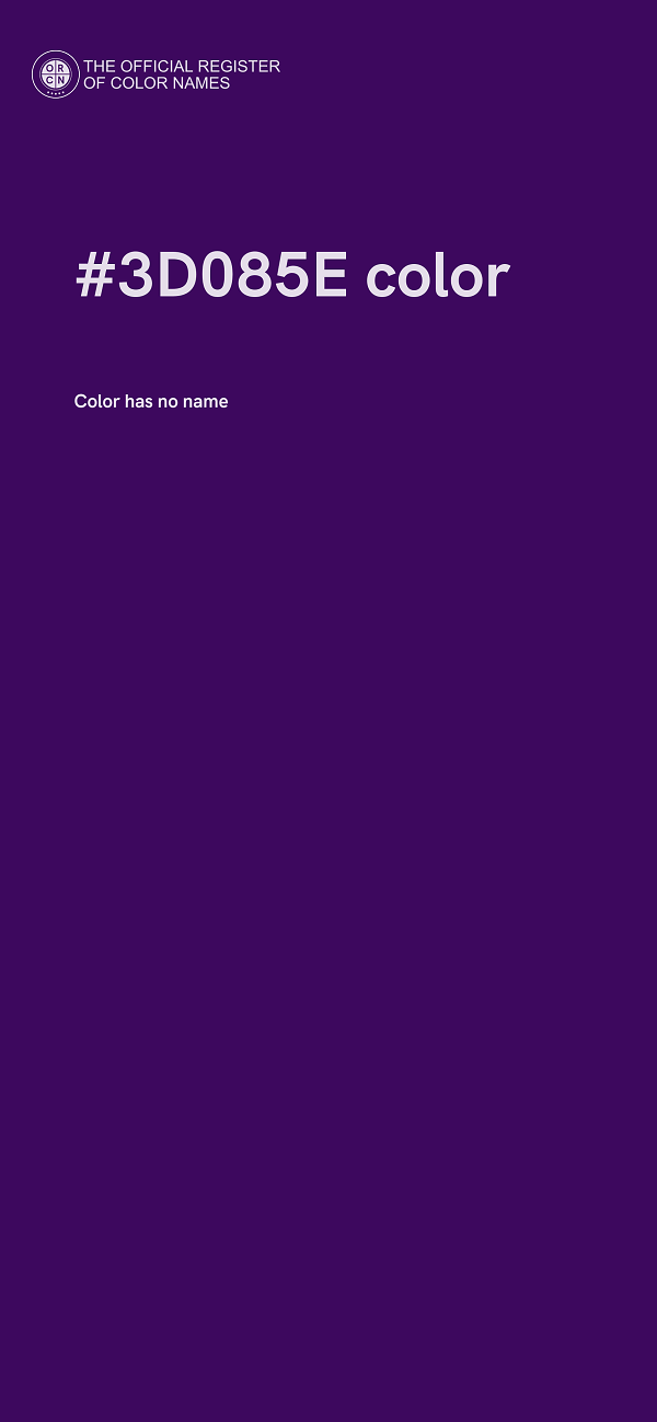 #3D085E color image