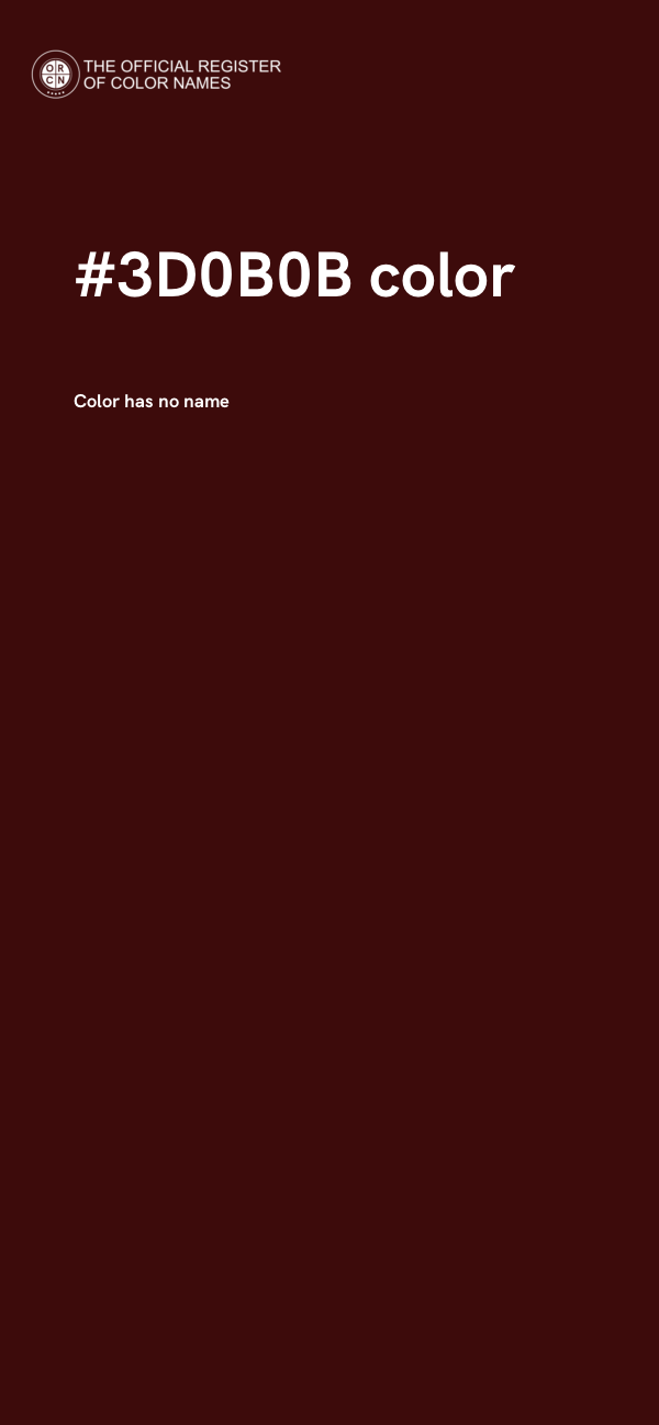 #3D0B0B color image