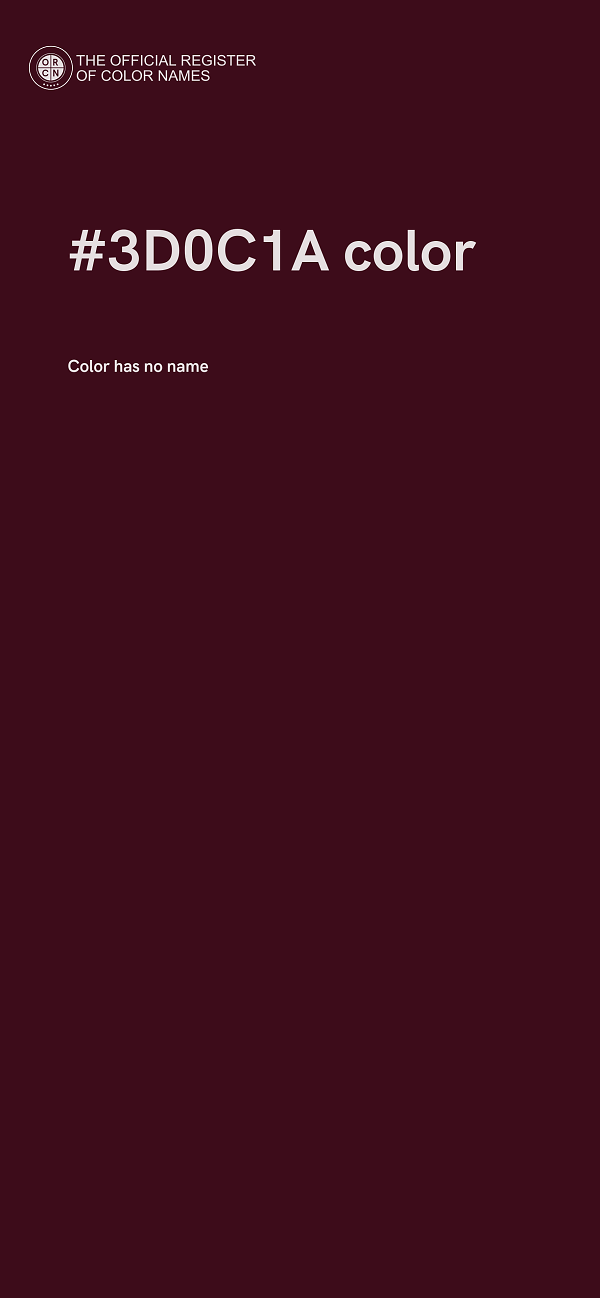 #3D0C1A color image