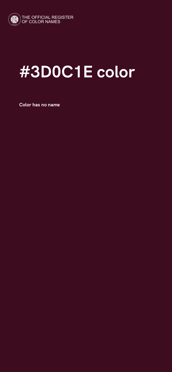 #3D0C1E color image