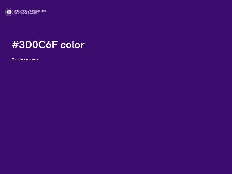 #3D0C6F color image