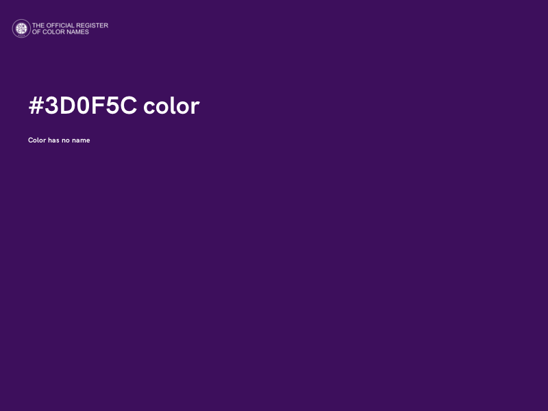 #3D0F5C color image