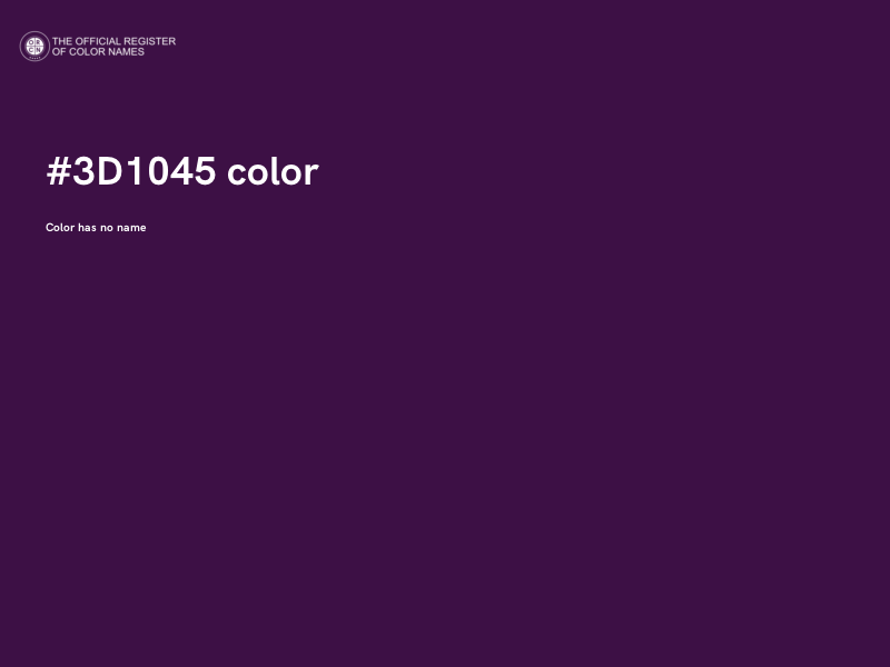 #3D1045 color image