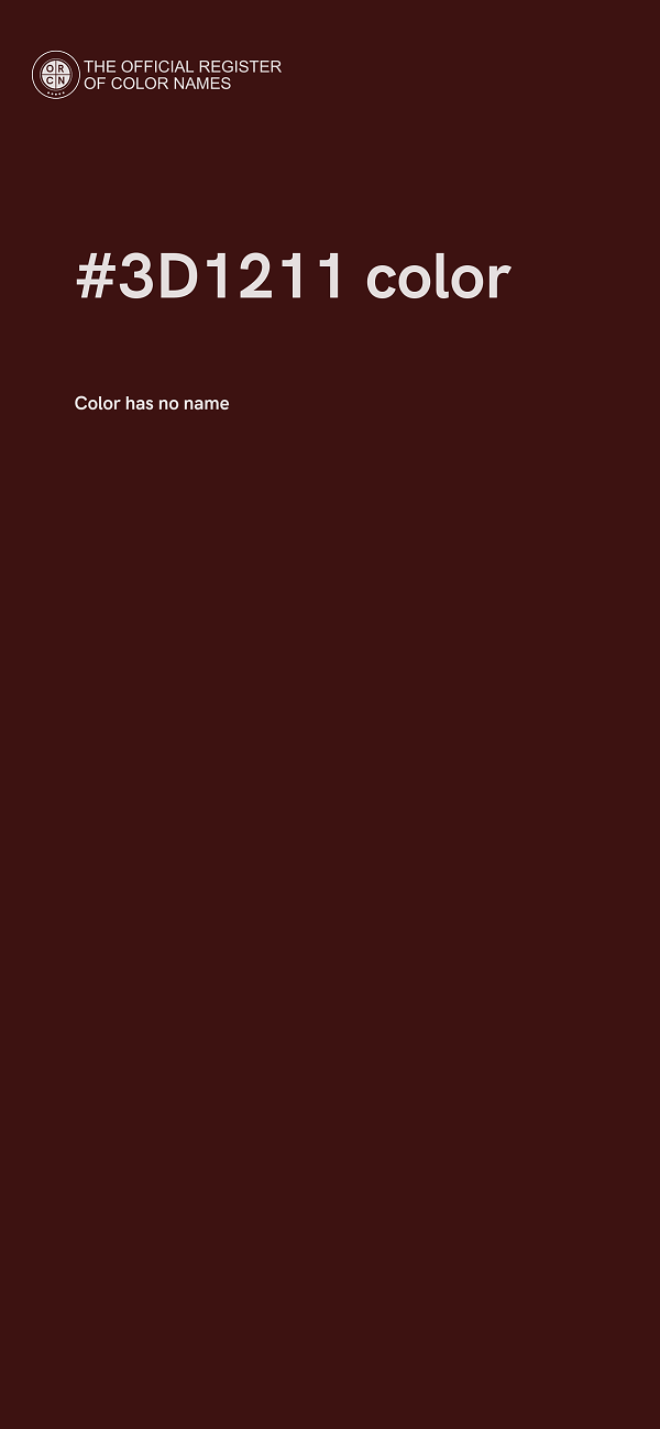 #3D1211 color image
