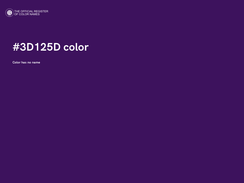 #3D125D color image