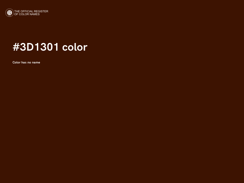 #3D1301 color image