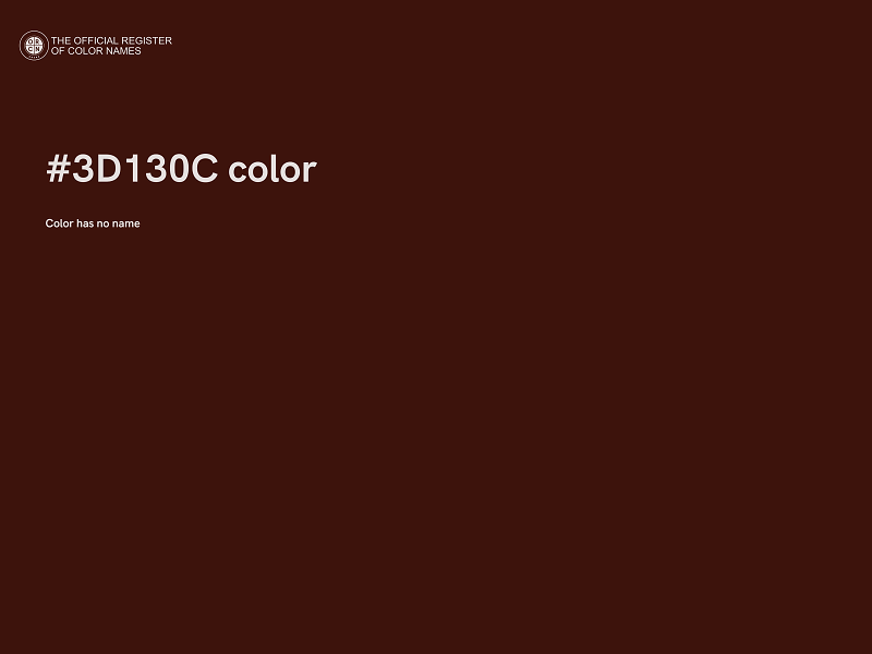 #3D130C color image