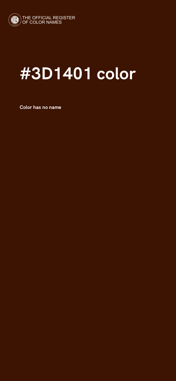 #3D1401 color image