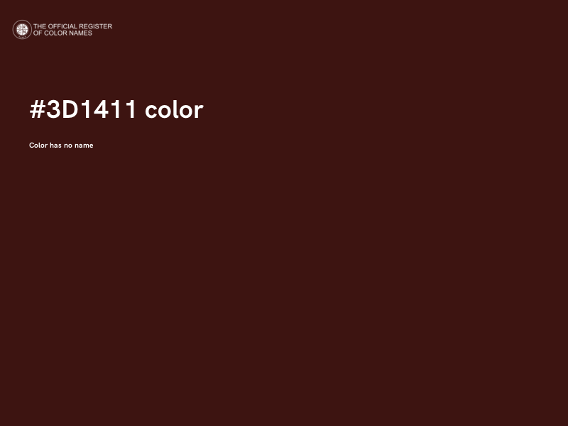 #3D1411 color image