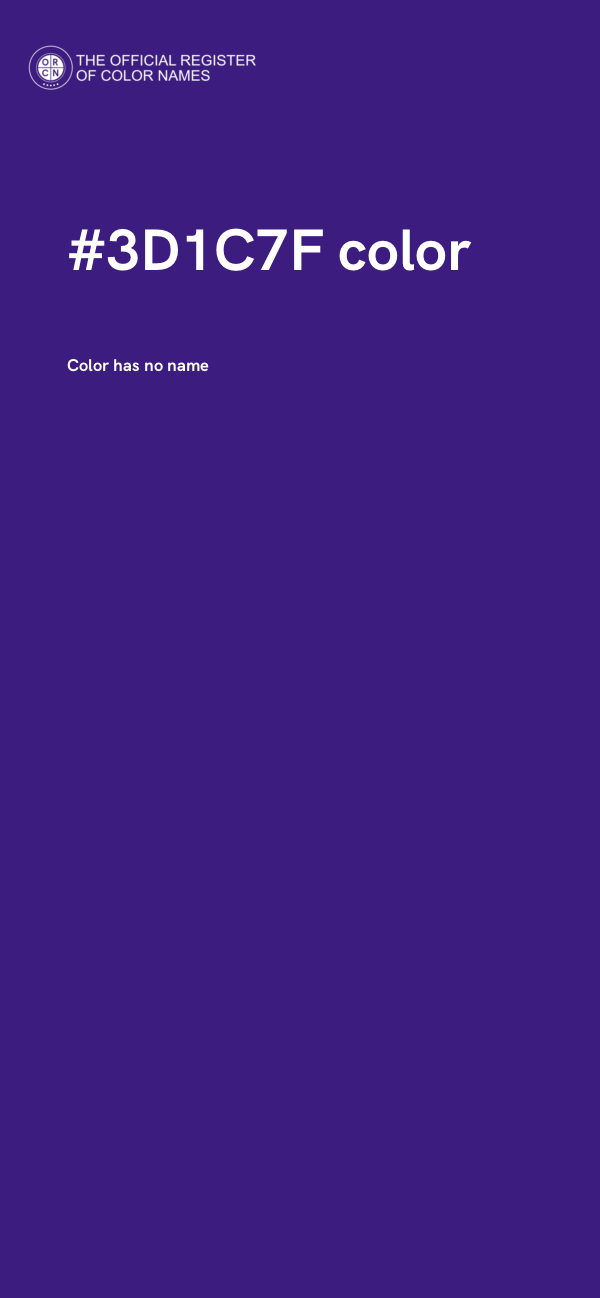 #3D1C7F color image