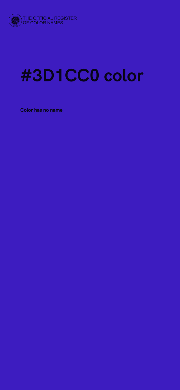 #3D1CC0 color image