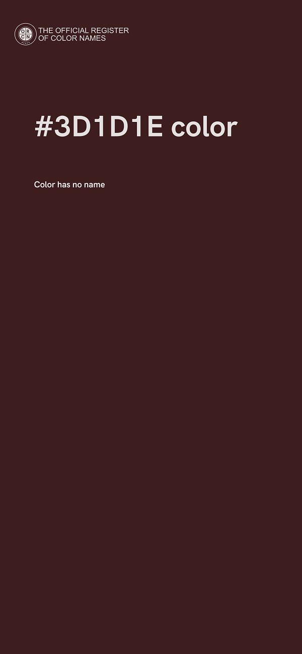 #3D1D1E color image